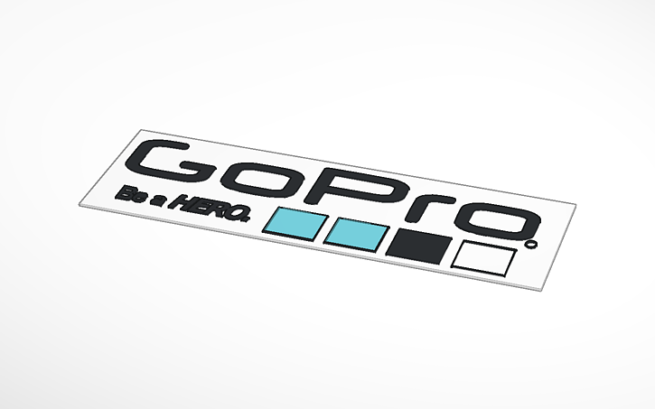 Gopro Logo Tinkercad