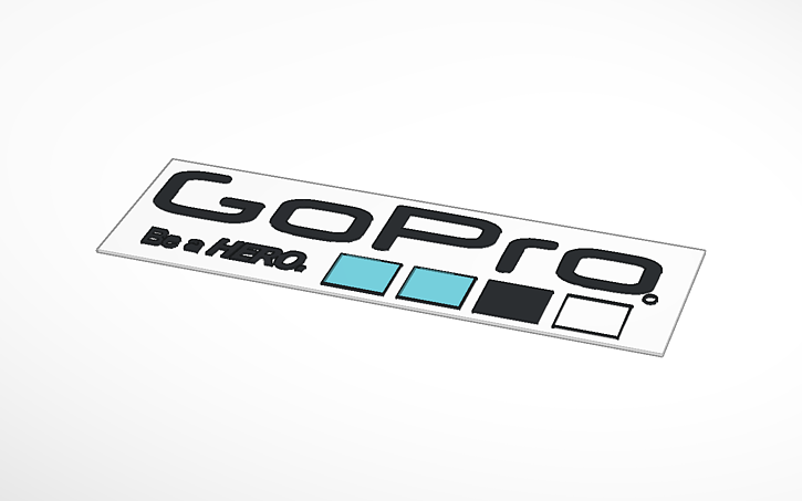 Gopro Logo Tinkercad Gopro Logo Tinkercad