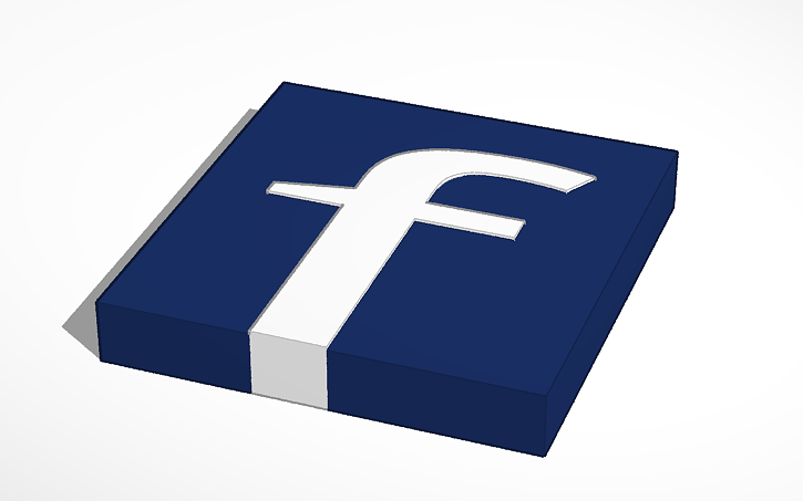 3D design FACEBOOK LIKE | Tinkercad