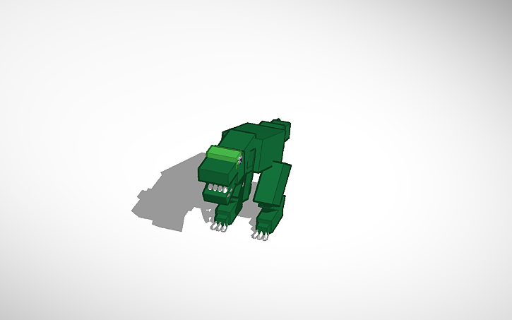 3D design T-Rex(first time) | Tinkercad