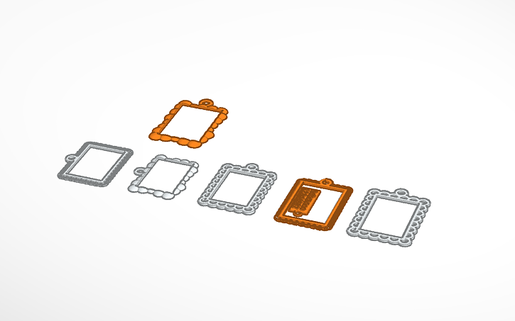 3D design Picture frame edutech - Tinkercad