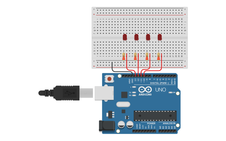 Circuit design 19BEC1145_L1T2 | Tinkercad