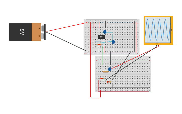 Circuit design Sin Wave - Tinkercad
