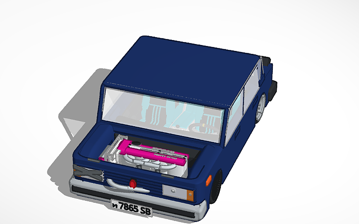 3D design VAZ-2105 (Lada Riva) Drift Missle with Nissan Engine | Tinkercad