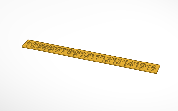 3D design Fake Baldi's Basic Ruler Model *Fragile* - Tinkercad