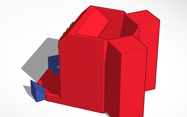 3D design Copy of dice tower - Tinkercad