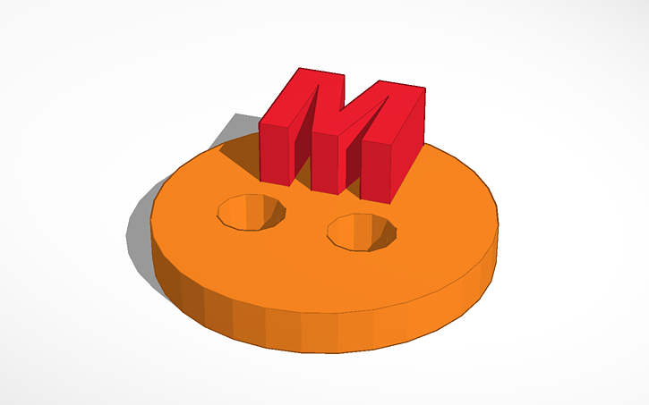 3D design mbutton | Tinkercad