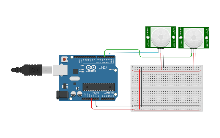Circuit design TMT - Sensor Porta | Tinkercad