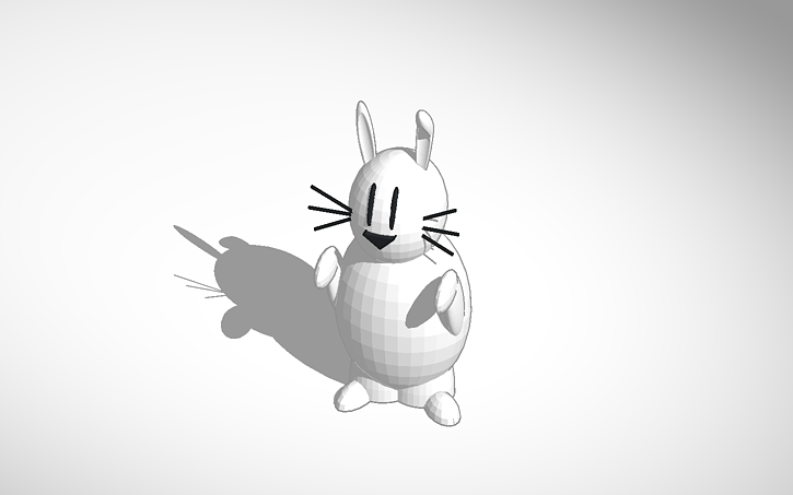 3D design Bunny - Tinkercad