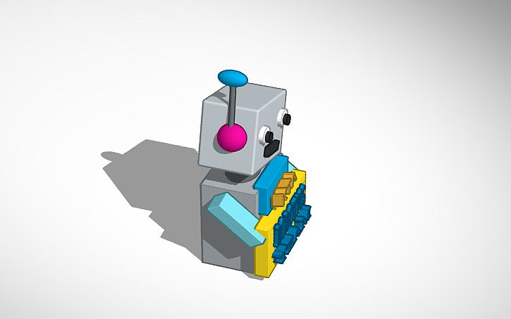 3D design Robotics team logo | Tinkercad