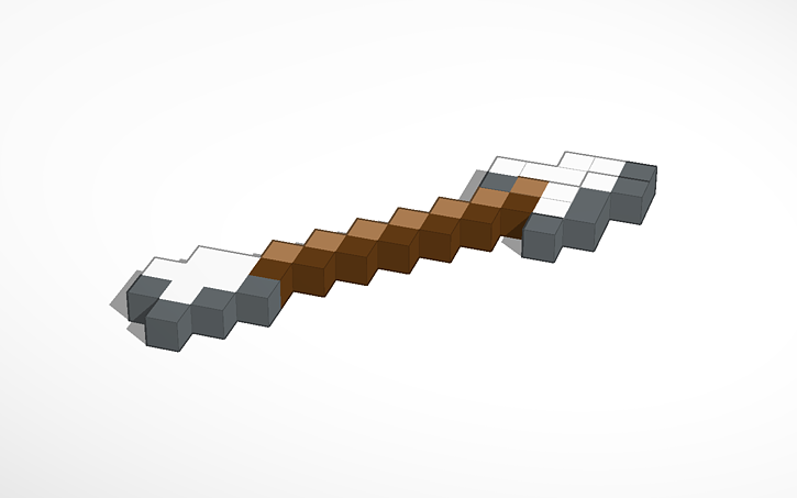 3D design Minecraft arrow | Tinkercad