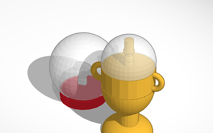 3D design Snow globe Challenge - Tinkercad