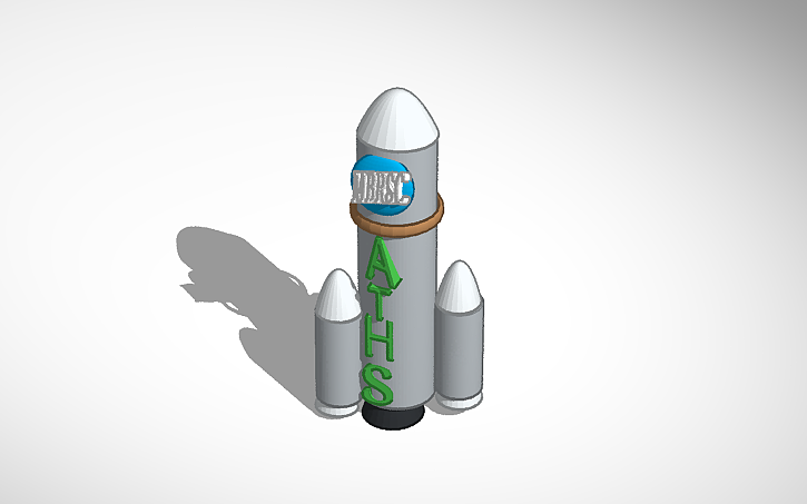 3D design Rocket - Tinkercad