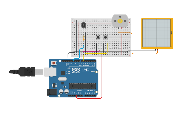 Circuit design CIRCUITO PULL | Tinkercad