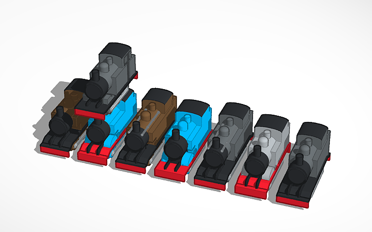 3D design LB&SCR E2s - Tinkercad