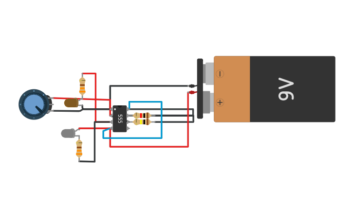 Circuit Design 555 Timer Ic Tinkercad