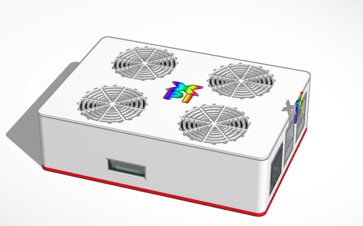 3d Design Raspberry Pi Case 3b Rpi 3bc Fx4 2 Tinkercad 