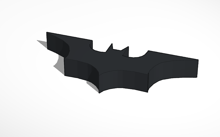 3D design Simbolo Batman | Tinkercad