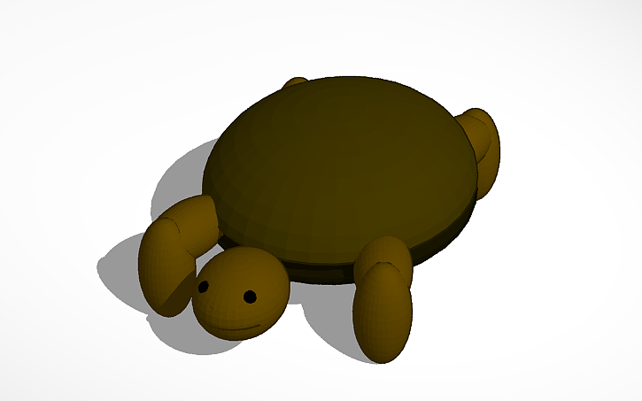 3D design Tortoise - Tinkercad