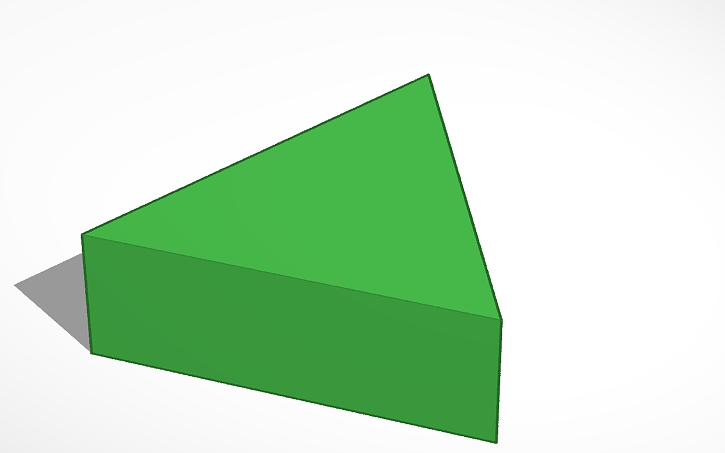 3D design Triangle - Tinkercad