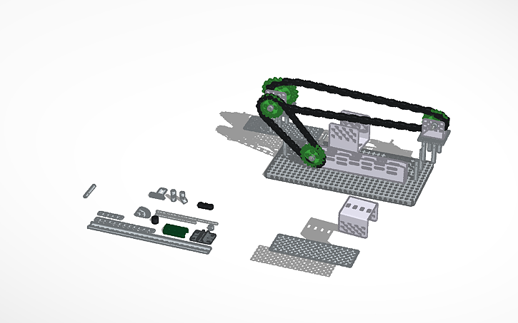 3D design Copy of Mechanisms 10, 11, and 12 - Tinkercad