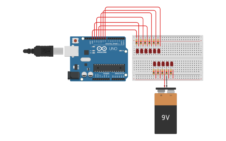 Circuit design arduino - Tinkercad