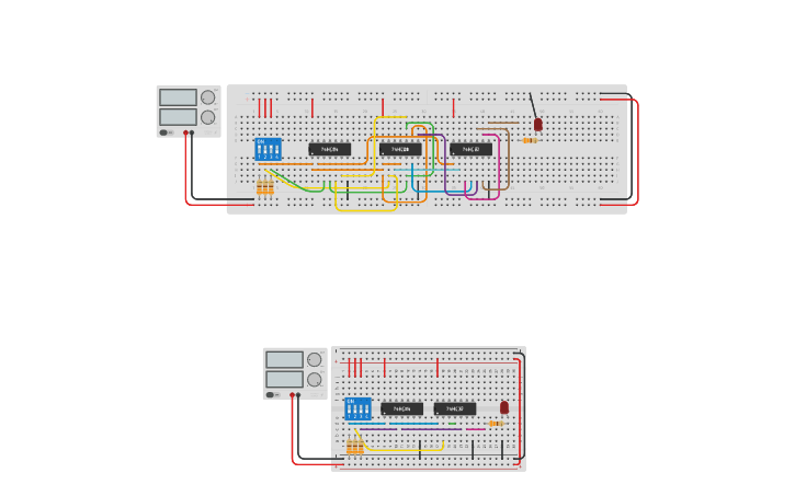 Circuit design SIMPLIFICATION OF BOOLEAN FUNCTION | Tinkercad