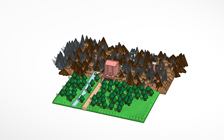 3D design Diorama - Tinkercad