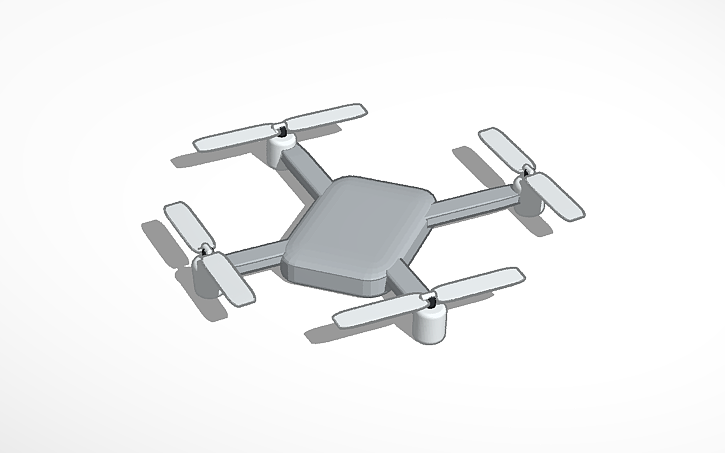 3D design drone - Tinkercad