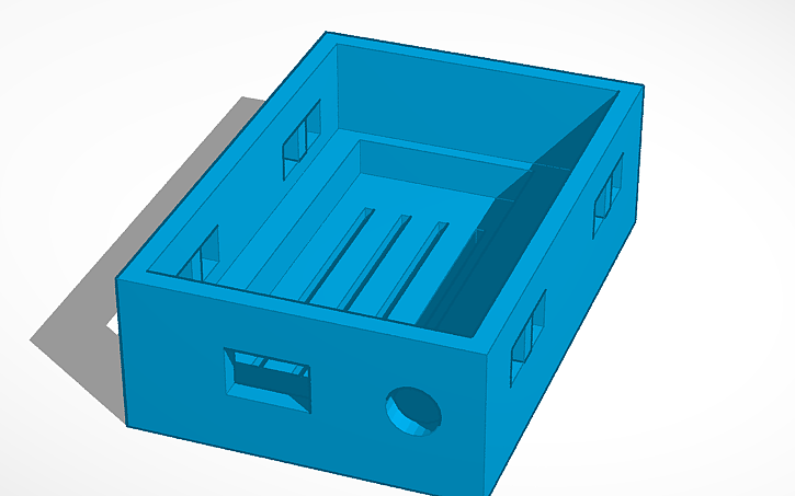 3D design Arduino Nano Case v3 - Bottom | Tinkercad