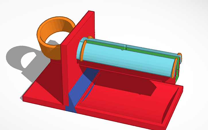 3D design Solder Spool - Tinkercad