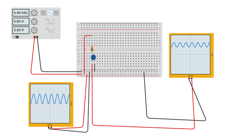 Circuit Design Filtro Pasa Bajas Tinkercad