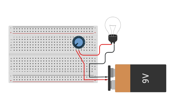 Circuit design SIMPLE CIRCUIT | Tinkercad