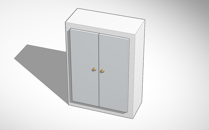 3D design Cabinet - Tinkercad