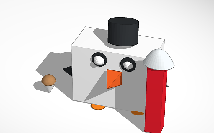 Tj Penguinzilla Tinkercad