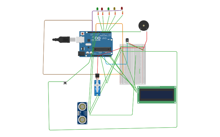 Circuit design Arduino - Tinkercad