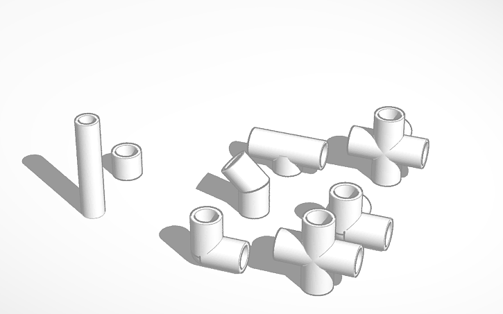 Modelling Pvc 3D design Warrenton PVC Models (Revised) - Tinkercad