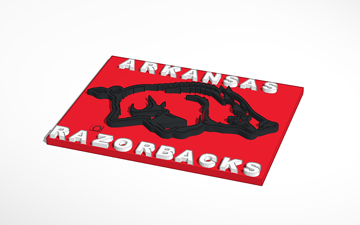 3D design Razorback - Tinkercad