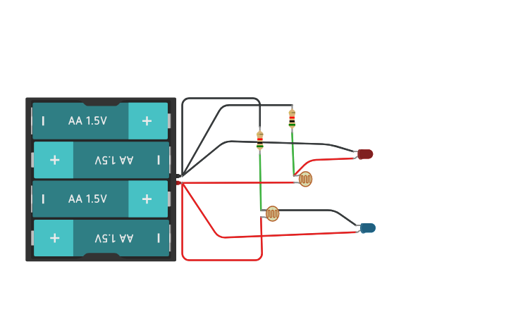 Circuit design Foto-Resistencia-LDR | Tinkercad