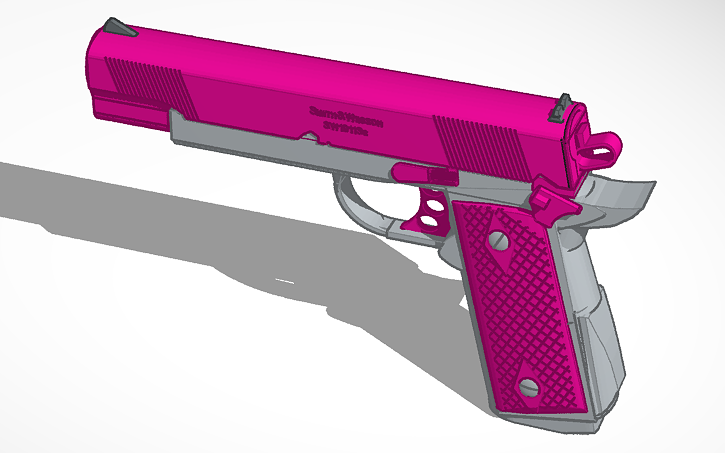 3D design gun of amazingness | Tinkercad