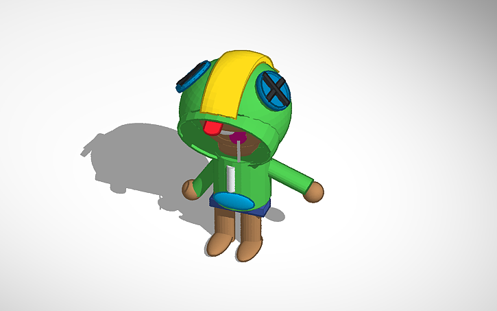 3D design Leon de brawl stars | Tinkercad