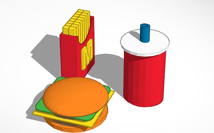 3D design McDonals - Tinkercad