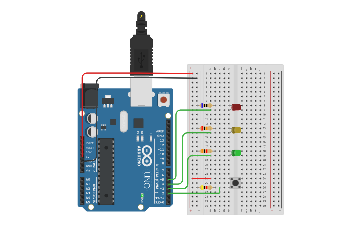 Circuit design Arduino 02 | Tinkercad