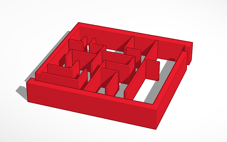 3D design Maze - Tinkercad