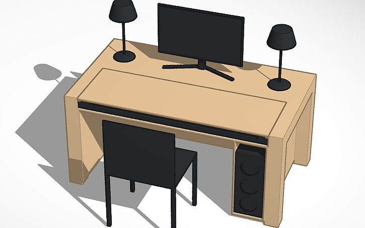 3D design Mesa - Tinkercad