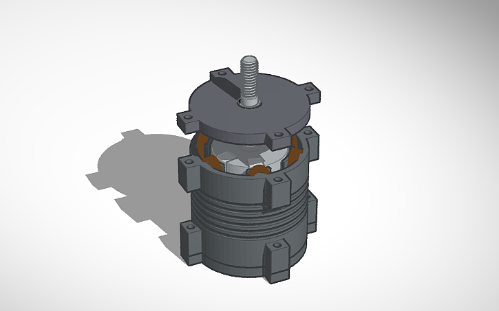 3D design Brushless Motor Full - Tinkercad
