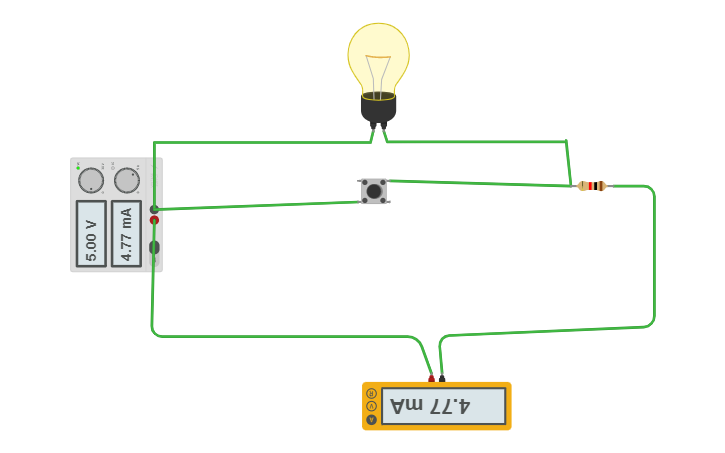 Circuit design გამთიშველი ღილაკი - Tinkercad