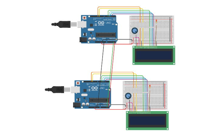 Circuit design lab 5 exemplu master slave | Tinkercad