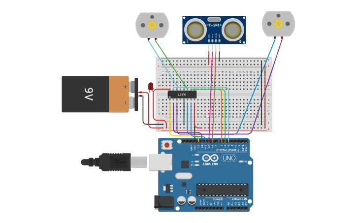 Circuit design 13-11-23 ROBOTIC - Tinkercad