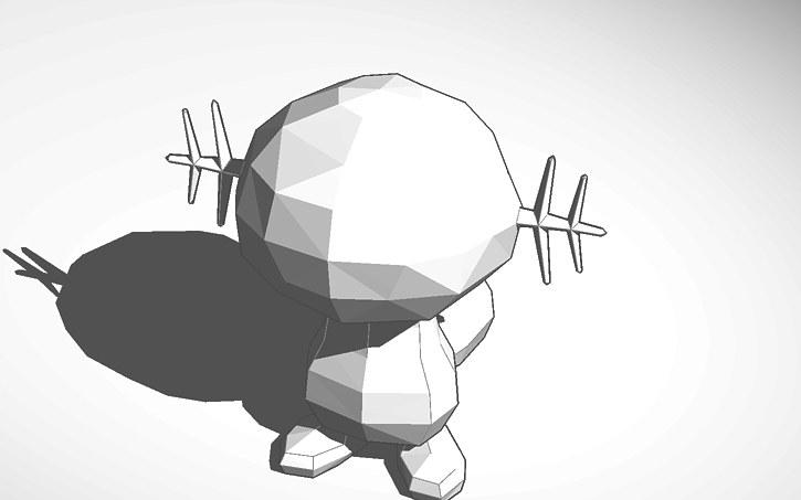 3D design 194 Wooper - Tinkercad